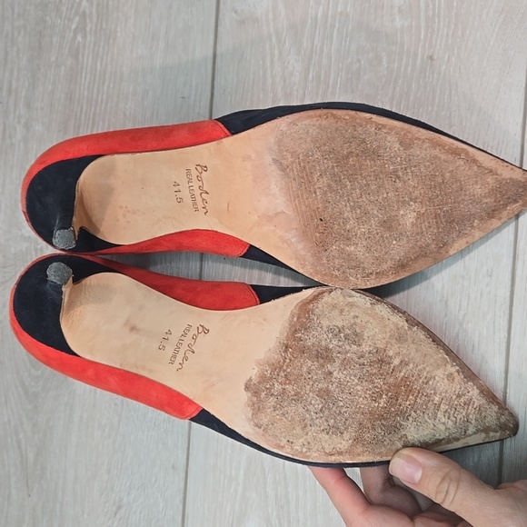 Boden Anthropologie Elegant Multicolor Women's Heels Pointed Toe Heels 41.5/10 - Picture 10 of 14